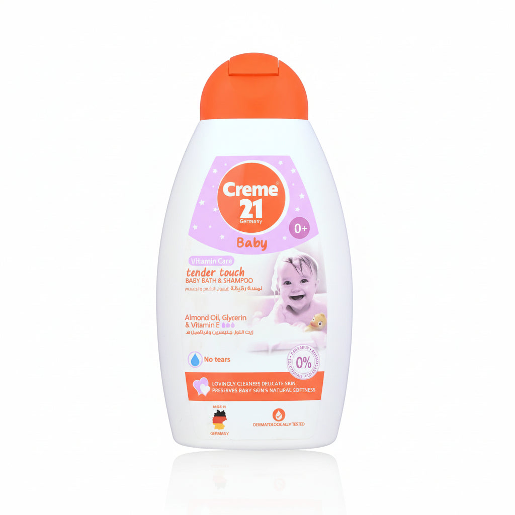Tender Baby Bath & Shampoo with Almond Oil, Glycerin, Vitamin E