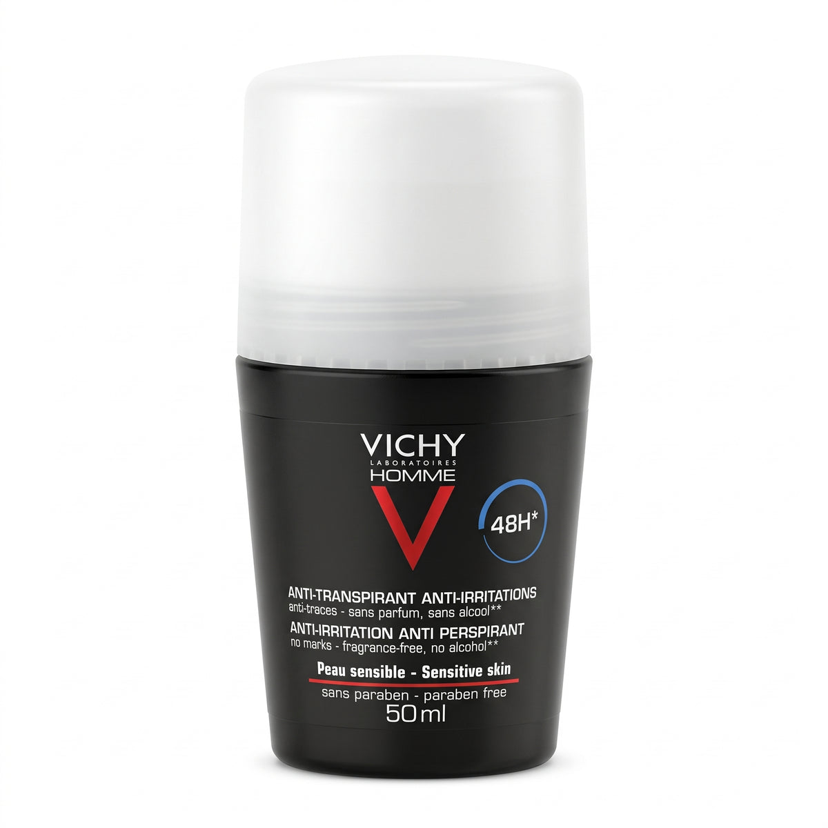 Homme 48H Roll-On for Sensitive Skin