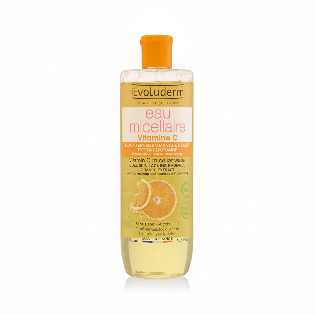 Evoluderm  Micellar Water with Vitamin C for Dull Skin