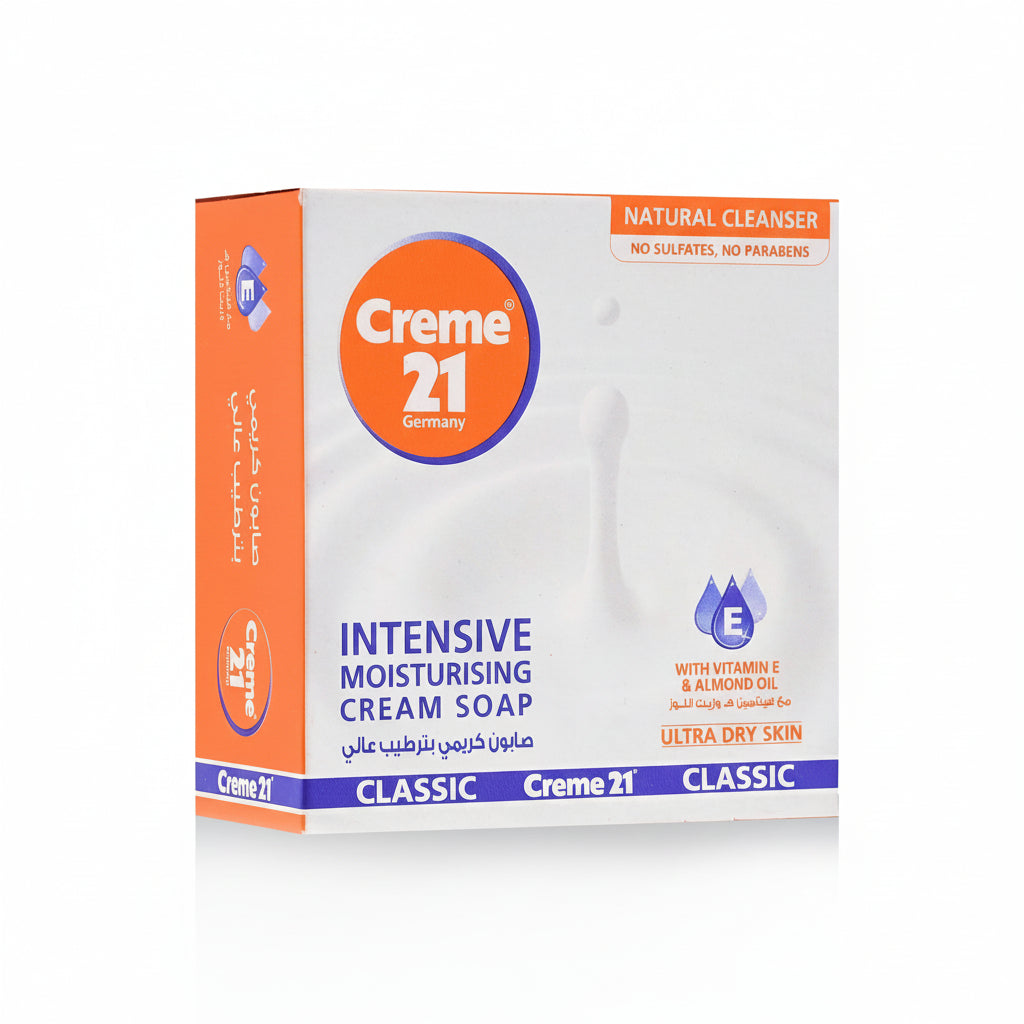 Intensive Moisturizing Cream Soap with Almond Oil & Vitamin E
