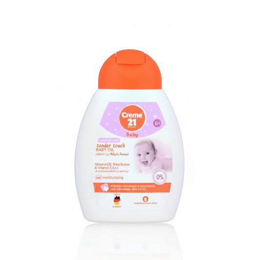 Tender Baby Oil with Almond Oil, Shea Butter, Pro-Vitamin B5