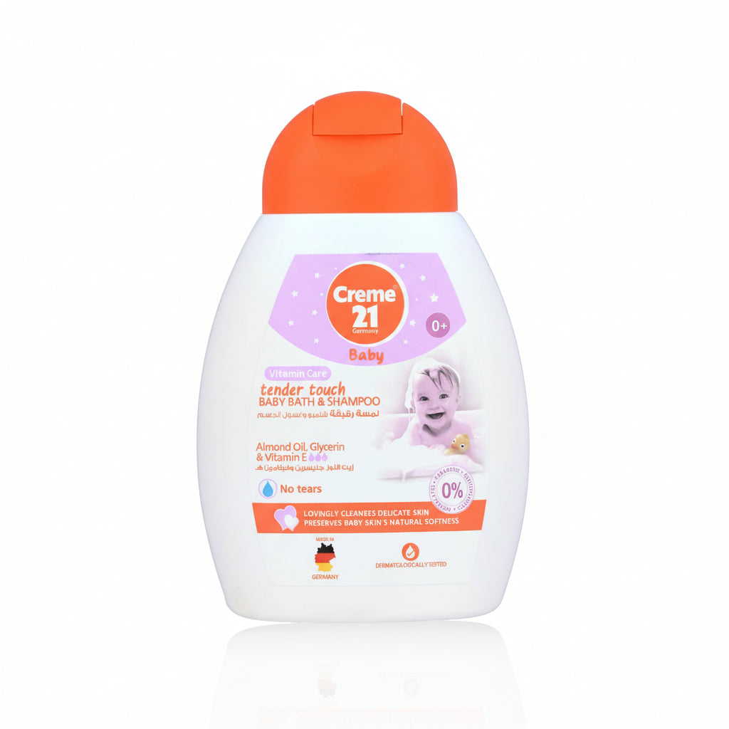 Tender Baby Bath & Shampoo with Almond Oil, Glycerin, Vitamin E