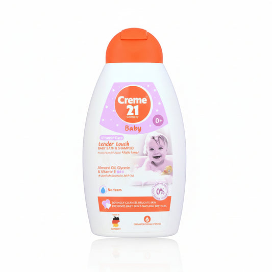Tender Baby Bath & Shampoo with Almond Oil, Glycerin, Vitamin E