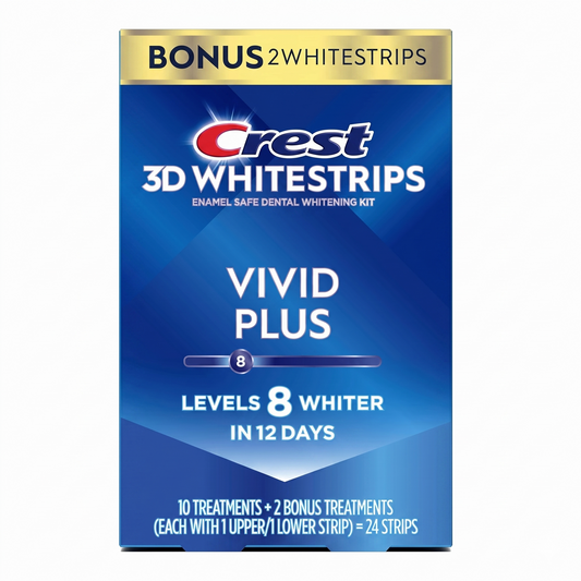 Crest 3D Whitestrip Vivid Plus