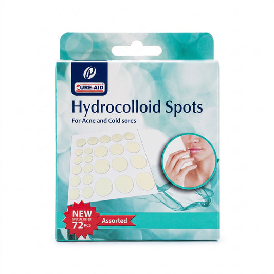 Cure-Aid Hydrocolloid Spots (72pc)