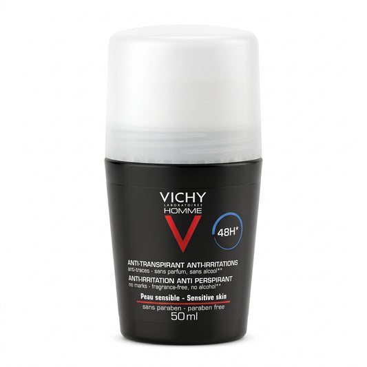 Homme 48H Roll-On for Sensitive Skin